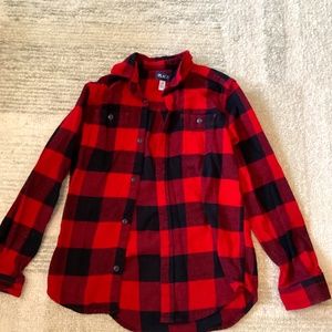 Boys plaid flannel